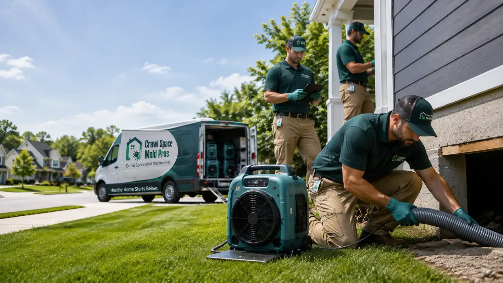 Crawl Space Mold Removal in Onley, VA